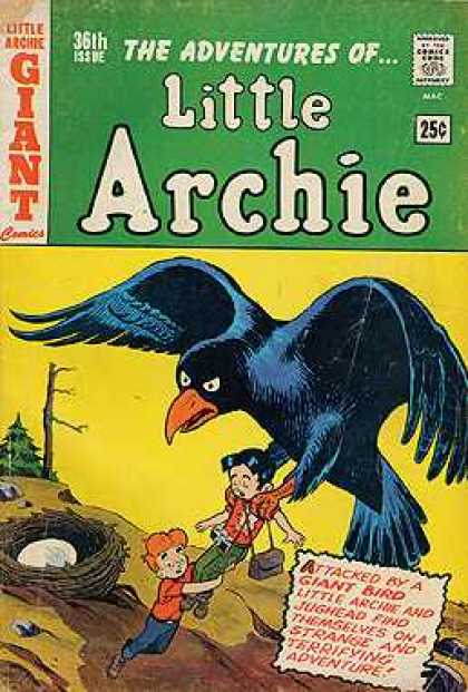 Little Archie 36 - The Adventures Of - Giant - Giant Crow - 36th Issue - Egg