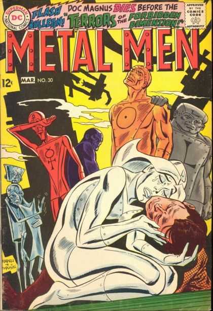 Metal Men 30 - Dc Comics - Flash - Doc Magnus - Terrors - Forbidden Dimension - Ross Andru