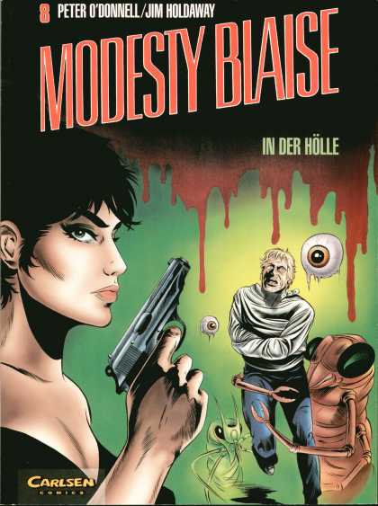 Modesty Blaise 8 - Peter Odonnel - Jim Holdaway - Carlsen Comics - Eye - Woman