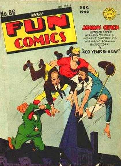 More Fun Comics 86 - Johny Quick - King Of Speed - Fun In Flying - Flying Game - Powerfull Flyer