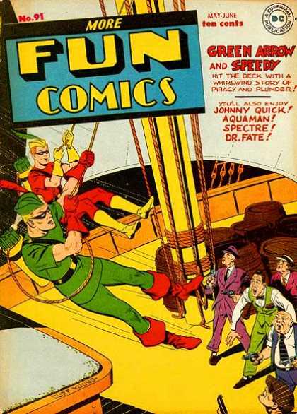 More Fun Comics 91 - Green Neon - Aquaman - Dr Fate - Spectre - Johnny Quick