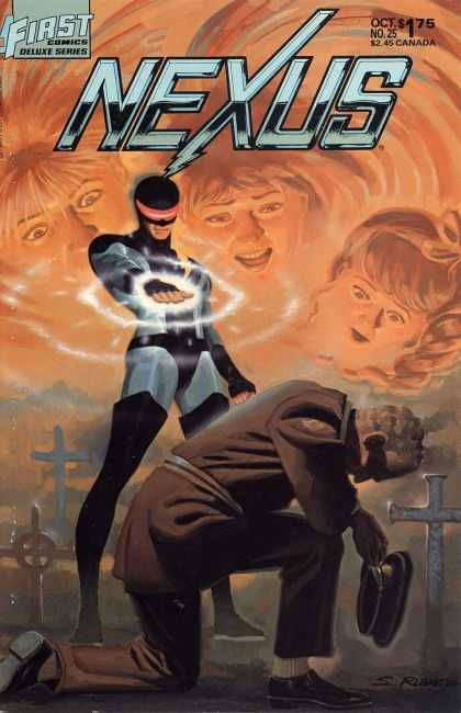Nexus 25 - First Comics - Deluxe Series - Cemetary - Death - Military - Steve Rude