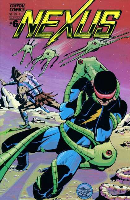 Nexus 6 - Capital Comics - Steve Rude - Aliens - One Eye - Escape - Steve Rude