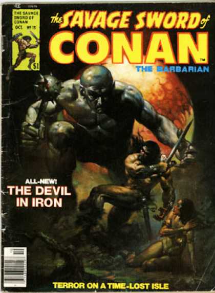 Savage Sword of Conan 15 - Boris Vallejo
