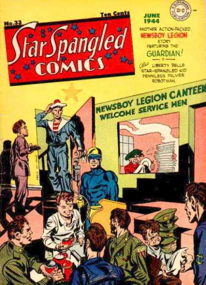 Star Spangled Comics Covers