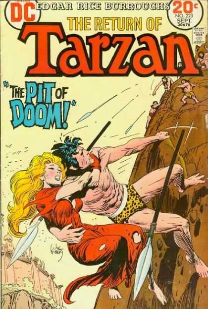 Tarzan of the Apes (1972) 17 - The Pit Of Doom - Spears - Climbing Up Cliff - Edgar Rice Burroughs - Cavemen