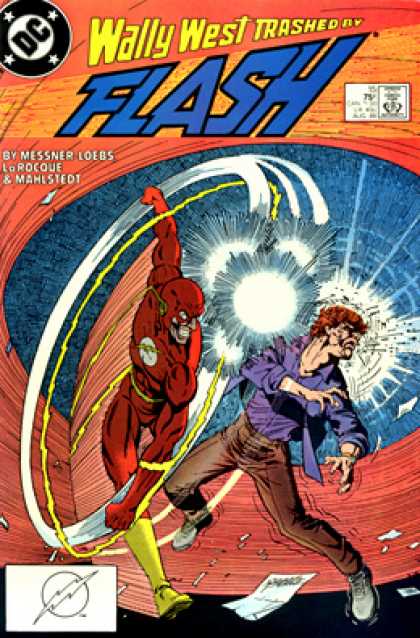 The Flash 15 - Wally West - Trashed - Punched - Loebs - Mahestedt