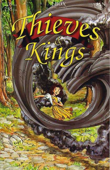 Thieves & Kings 15 - Black Smoke - Forest - Girl - Yellow Dress - I Box Publishing