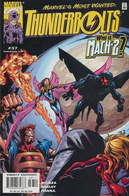 Thunderbolts 37 - Marvels Most Wanted - Who Is Mach 2 - 37 - Nicieza - Outer Space - Mark Bagley