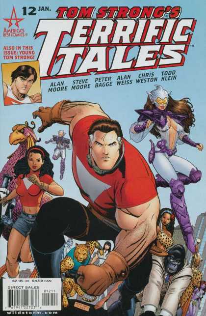 Tom Strong's Terrific Tales 12 - Gorrilla - Leopard Man - Aquatic People - Young Woman - Americas Best Comics - Arthur Adams