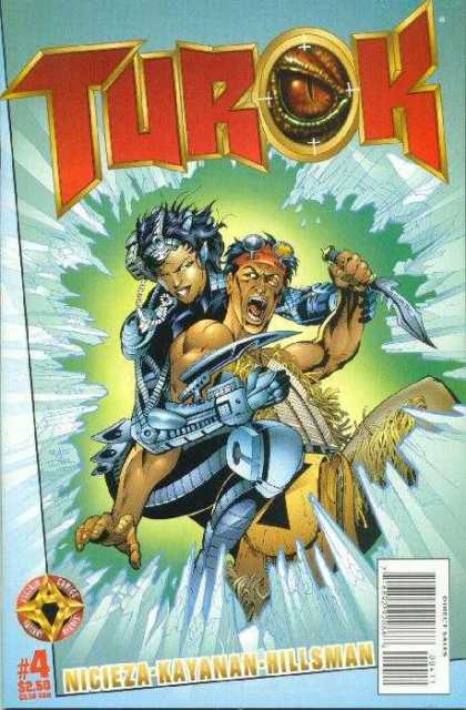 Turok (1998) 4 - Dinosaur - Knife - Woman - Warrior - Hunter