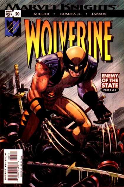 Wolverine (2003) 20 - Marvel Knights - Millar - Romita Jr - Janson - Enemy Of The State - John Romita
