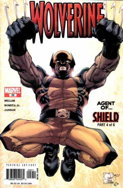 Wolverine (2003) 29 - Millar - Romita Jr - Janson - Agent Of Shield - Posture - Joe Quesada, Morry Hollowell