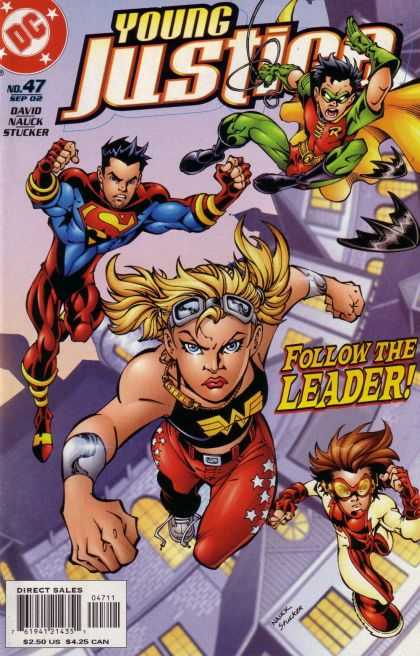Young Justice 47 - Follow The Leader - Robin - Superman - Teenagers - Goggles